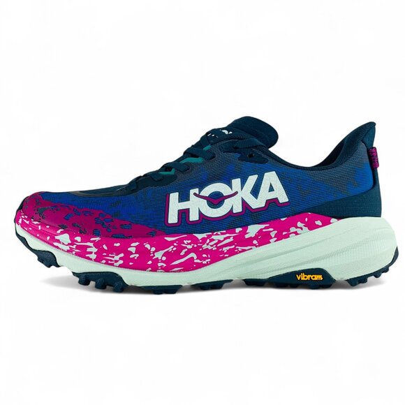 Hoka Speedgoat 6 Stormy Skies Aqua Breeze Men's Trail Running Shoes 1147791-SMY - Picture 1 of 10
